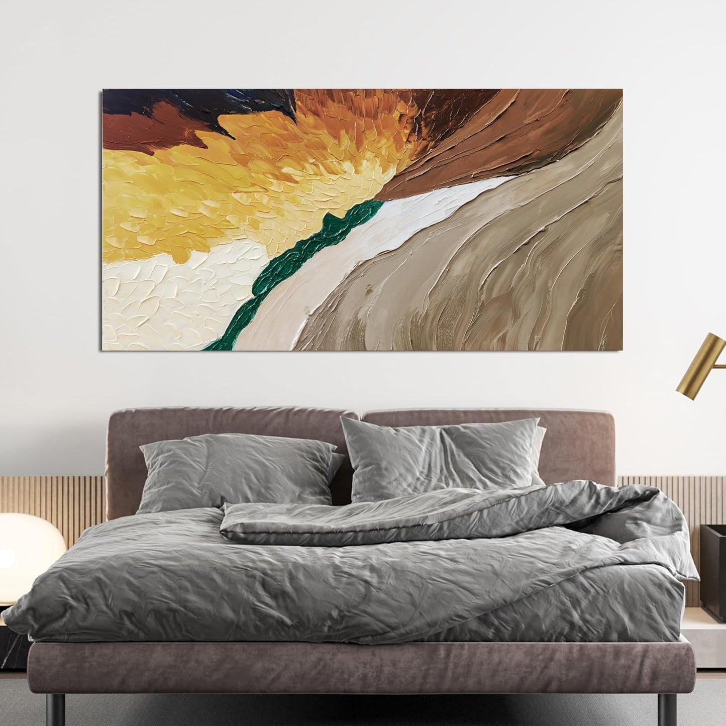 Canvas Wall Art Decor Wall Art Pictures for Living Room Large Modern Wall Art Canvas Art Wall Decor Abstract Colorful Wall Art Prints Abstract Artwork for Walls Bedroom Office Decor 24" X 48"