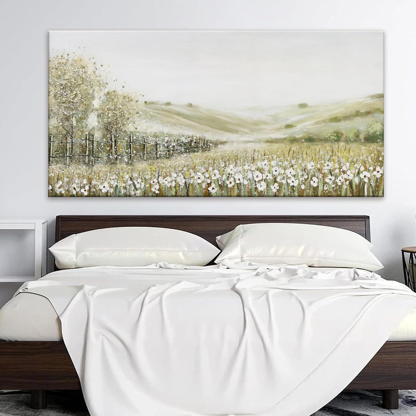 QSQ Wall Art Decor Natural Wall Decorations Home Decor Wall Art Prints Mountain Wilderness Landscape Large Size Artwork for Living Room Wall Bedroom Kitchen Office Decor 29"×58"