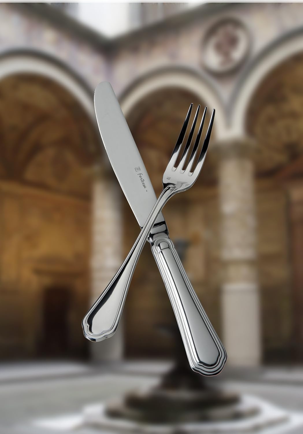 Fortessa Medici 18/10 Stainless Steel Flatware Table Fork, Set of 12