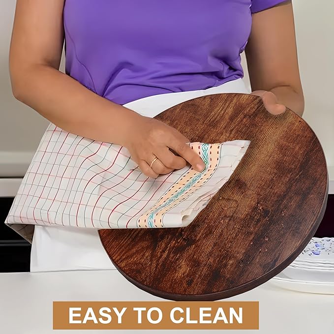 12-inch Lazy Susan Organizers, ACIAZAAZ Lazy Susan Turntable for Cabinet, Kitchen Turntable Storage for Table, Countertop, Pantry