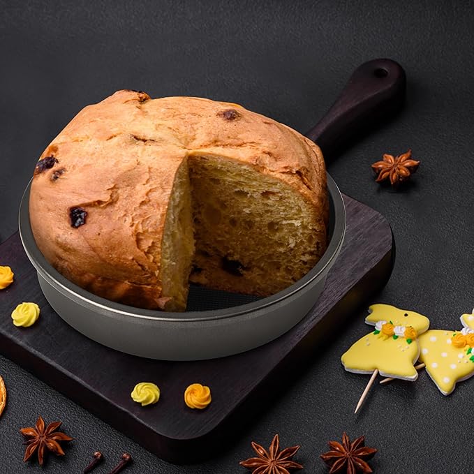 Tiawudi 9" Round Cake Pan Set of 2, 0.8mm Thick Heavy Duty Bakeware for Tiered & Layered Cakes, Nonstick Baking Pan with Diamond Texture for Even Heating, Cake Mold