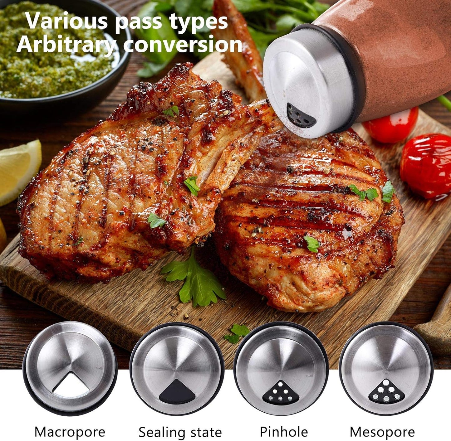 Revolving Spice Rack Organizer Storage for kitchen, Spice Stand Holder, Spinning Countertop Herb and Spice Rack Organizer with 12 Glass Jar Bottles Set