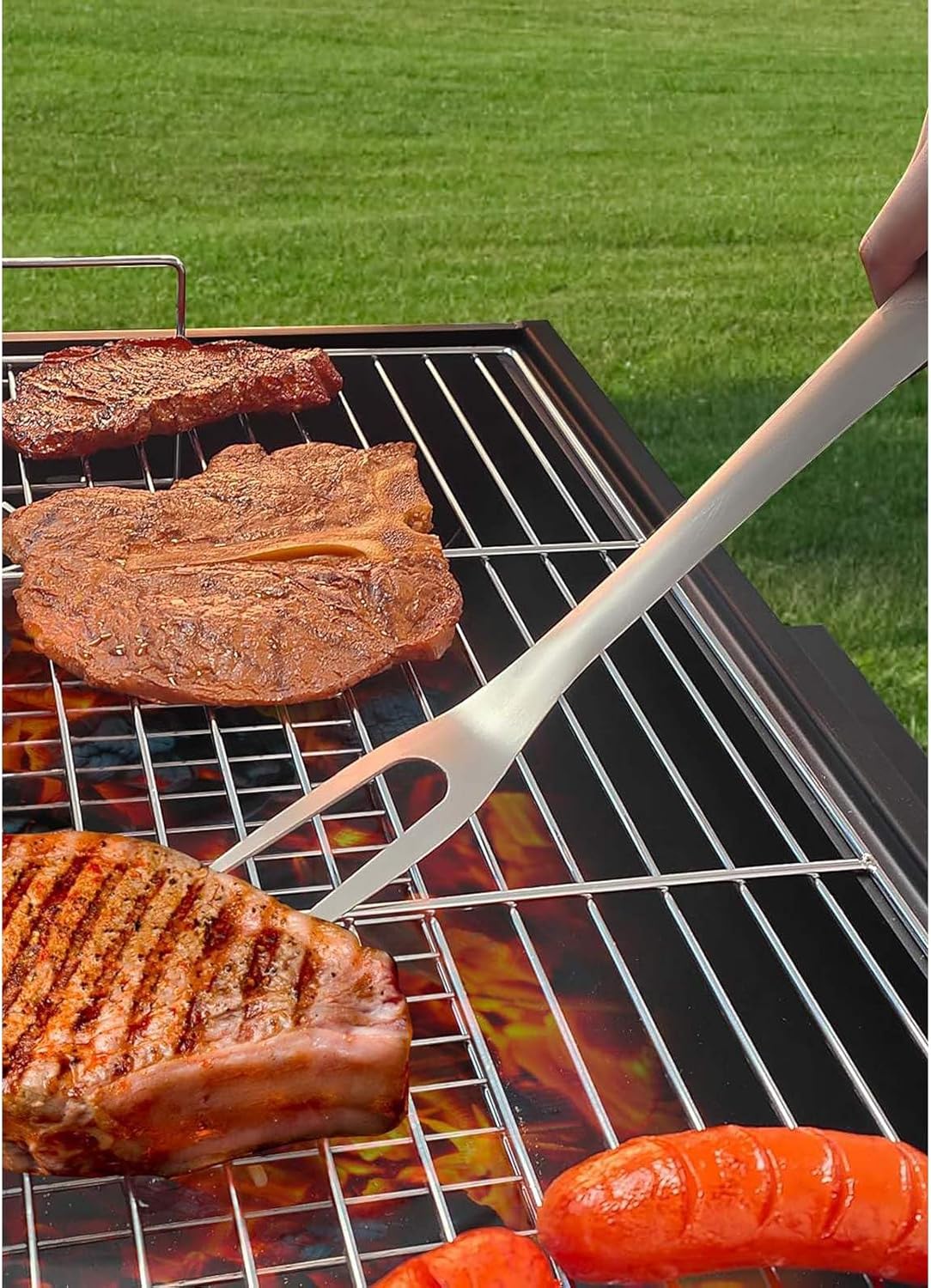 BBQ Grill Accessories Set, 20Pcs Barbecue Grill Tools, Stainless Steel BBQ Utensil Kit with Case for Smoker Camping, Great Choice for Outdoor Kitchen Cooking, Gift for Thanksgiving Day, Christmas