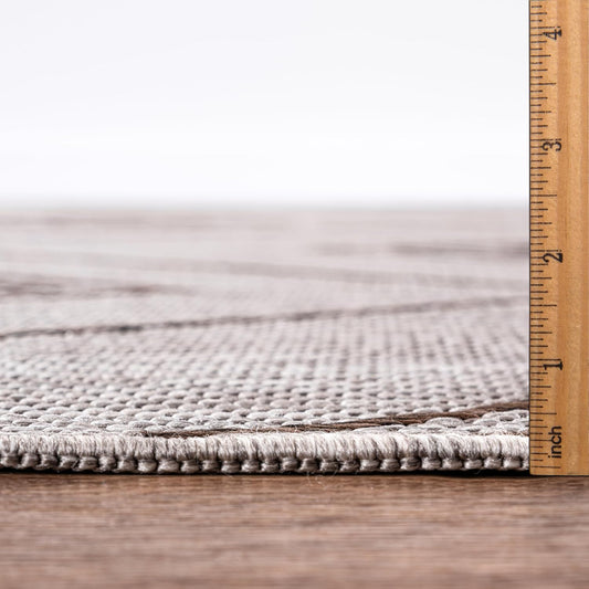 Keen Home Design Terrace Outdoor Runner Rug - 2x10 Washable Indoor/Outdoor Rug for Patio, Kitchen, Balcony, Beach, Garden, Deck and Porch, Size: 2'2"x9'11"