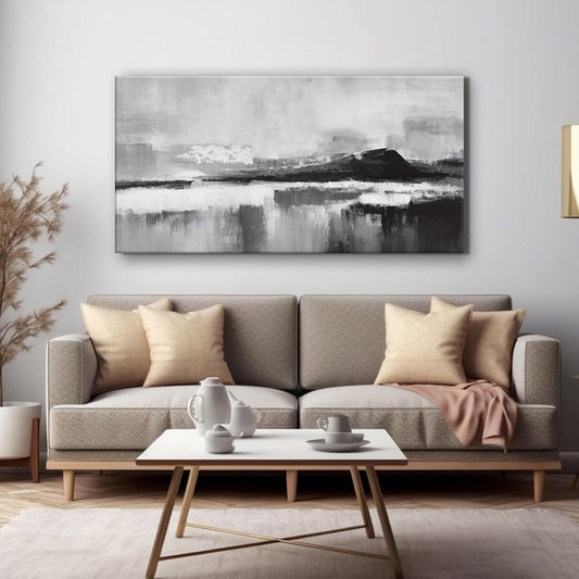 Black and White Abstract Canvas Wall Art Decor Modern Wall Decorations Home paintings Decor Wall Art Prints Artwork for Living Room Wall Bedroom Kitchen Office Decor 20"×40"