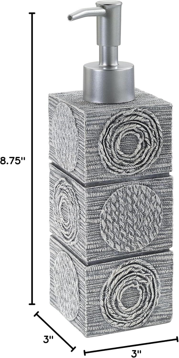 Avanti Linens Galaxy Lotion Pump, Silver