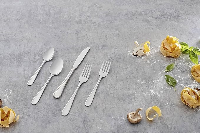 Oneida Flatware Flight Dinner Spoons, Set of 4