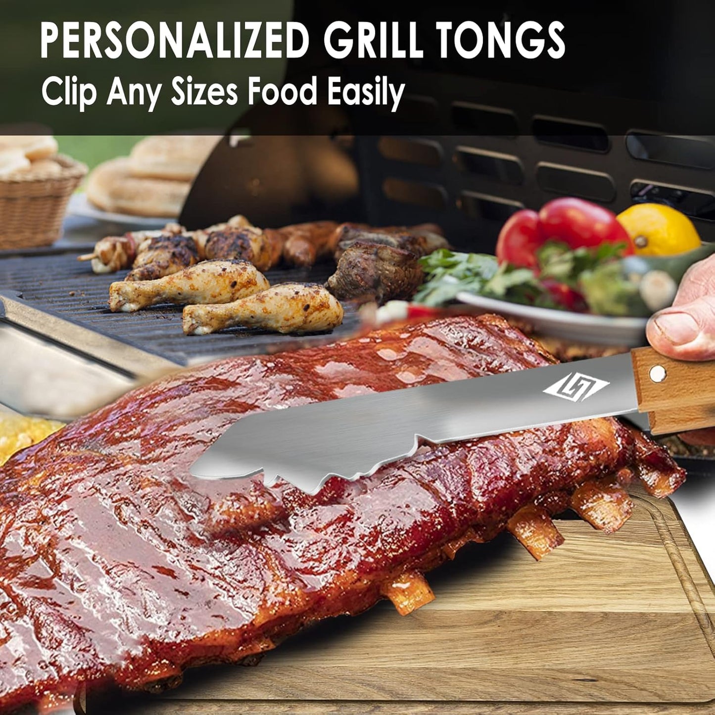 BBQ Tools Grill Set, Extra Long BBQ Accessories,Grill Accessories for Outdoor Grill,Best BBQ Grilling Gifts for Men Unique