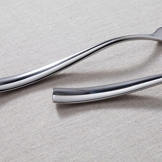 Fortessa Lucca 18/10 Stainless Steel Flatware Serving Fork, 9.7-Inch