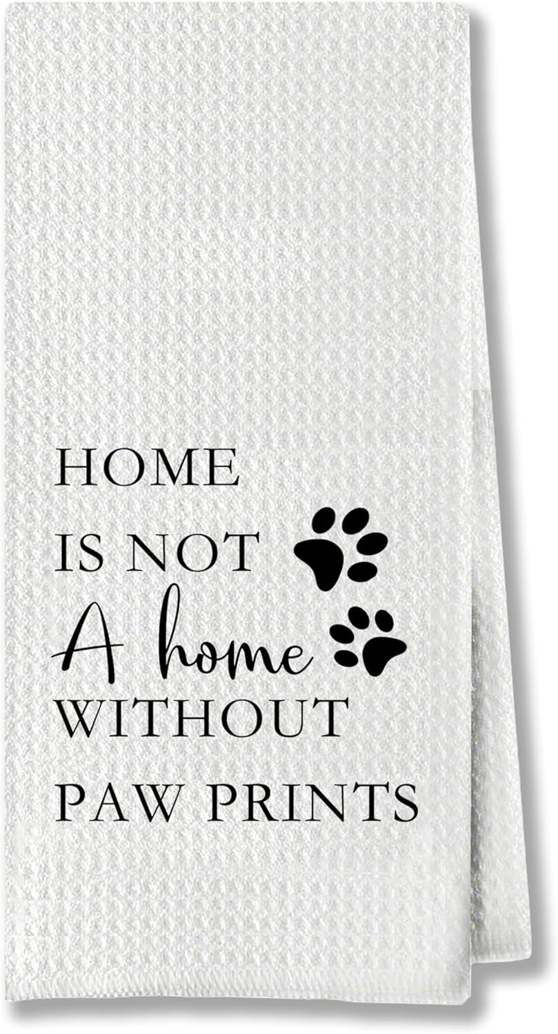 Dog Themed Kitchen Towels 16×24", Dog Mom Gifts for Women, Decorations for The Home,Housewarming Gifts New Home, Kitchen Tea Hand Towels