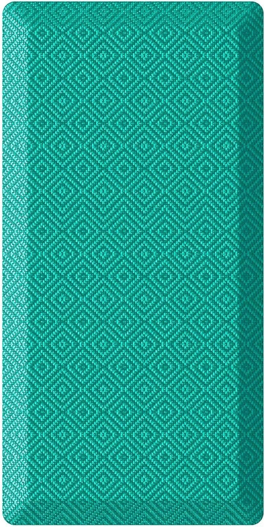 Ophanie Kitchen mats for Floor, 3/4 inch Thick, Kitchen Rugs, 20''x39'' Anti Fatigue Standing Cushioned Mat, Waterproof,Comfort Ergonomic mat for Office, Home, Sink, Teal Non-Slip Bottom