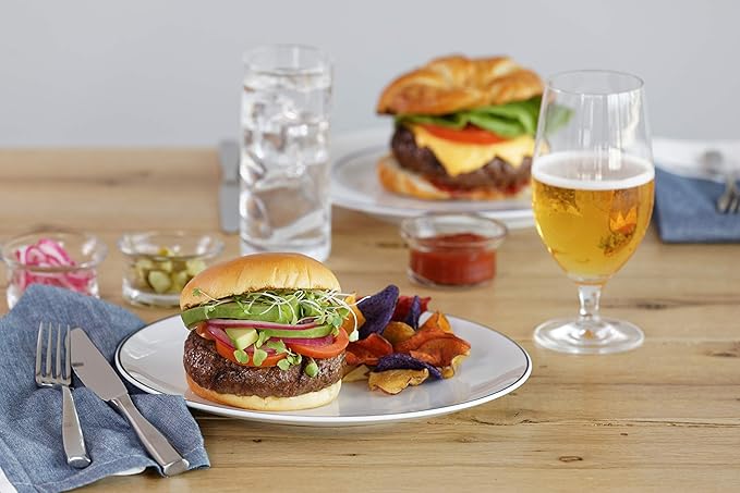 Fortessa Lucca 18/10 Stainless Steel Flatware, 20 Piece Place Setting, Service for 4