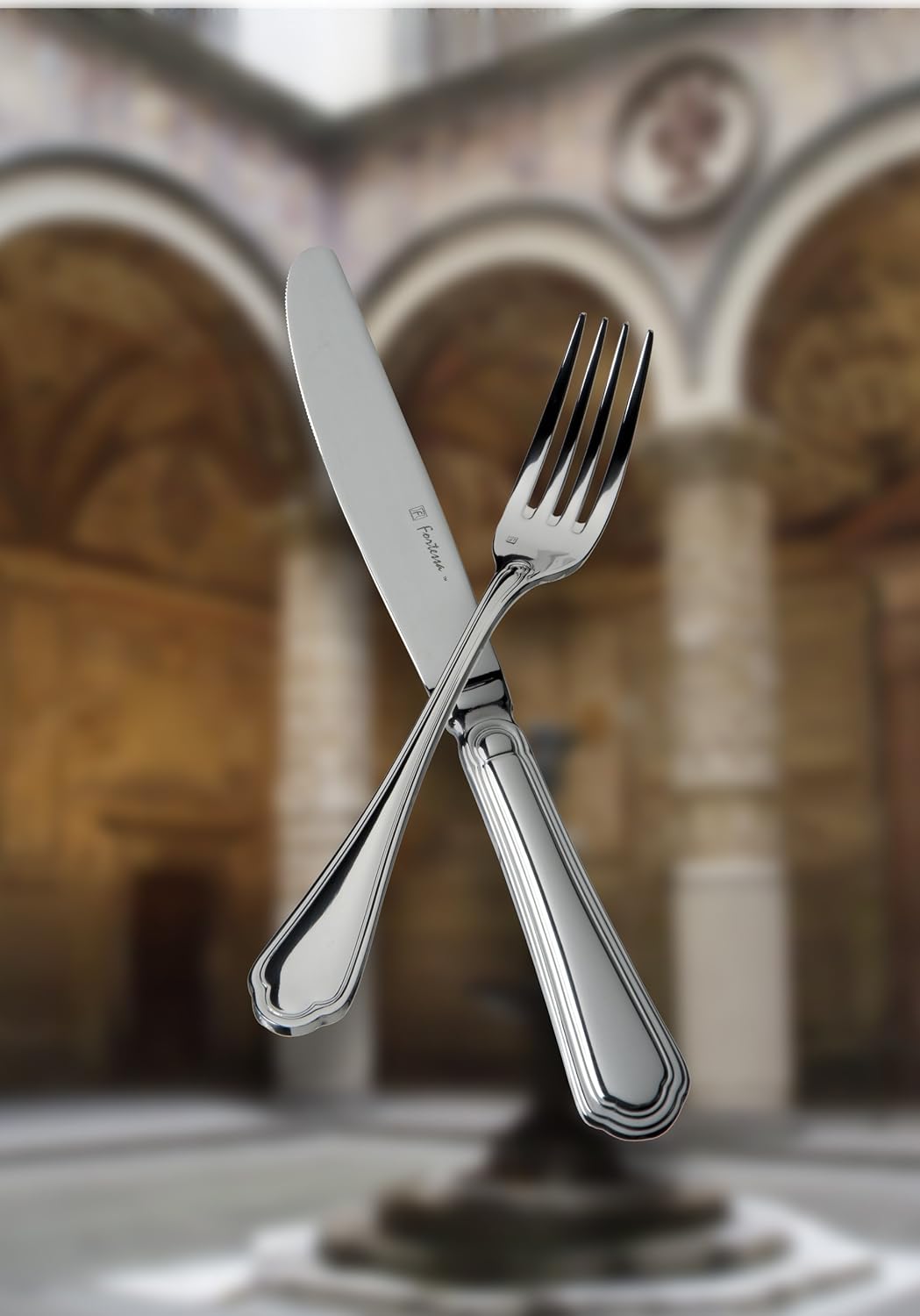 Fortessa Medici 18/10 Stainless Steel Flatware Table Fork, Set of 12
