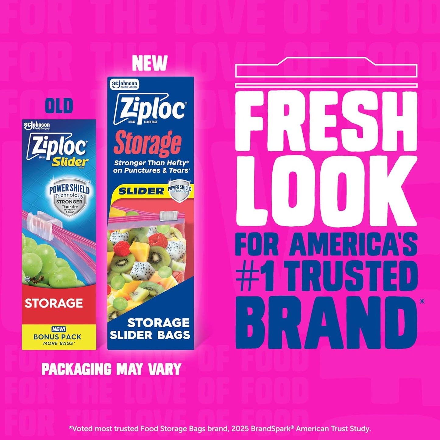 Ziploc Gallon Food Storage Slider Bags, Power Shield Technology for More Durability, 18 Count (Packaging May Vary)