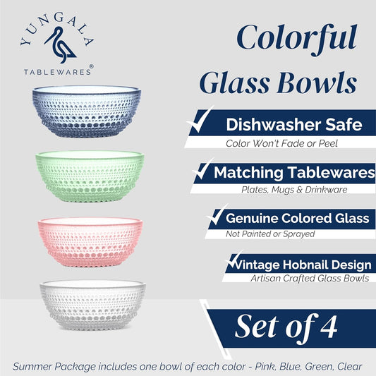 Yungala Multi-colored Glass Bowl Summer