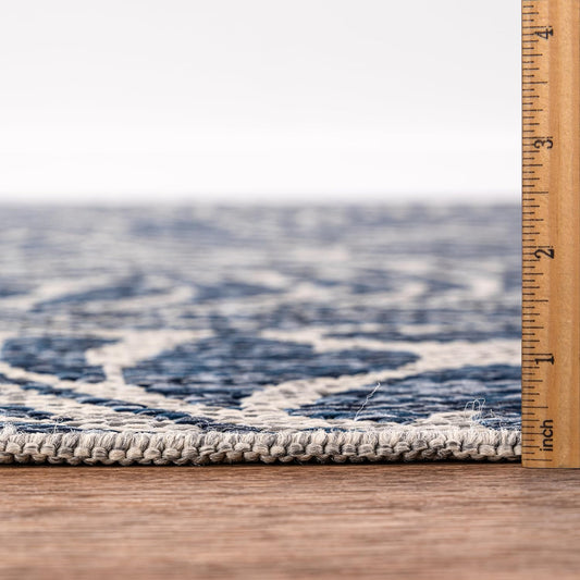 Keen Home Design Terrace Outdoor Area Rug - 6x9 Washable Indoor/Outdoor Rug for Patio, Kitchen, Balcony, Beach, Garden, Deck and Porch, Size: 6'x8'10"