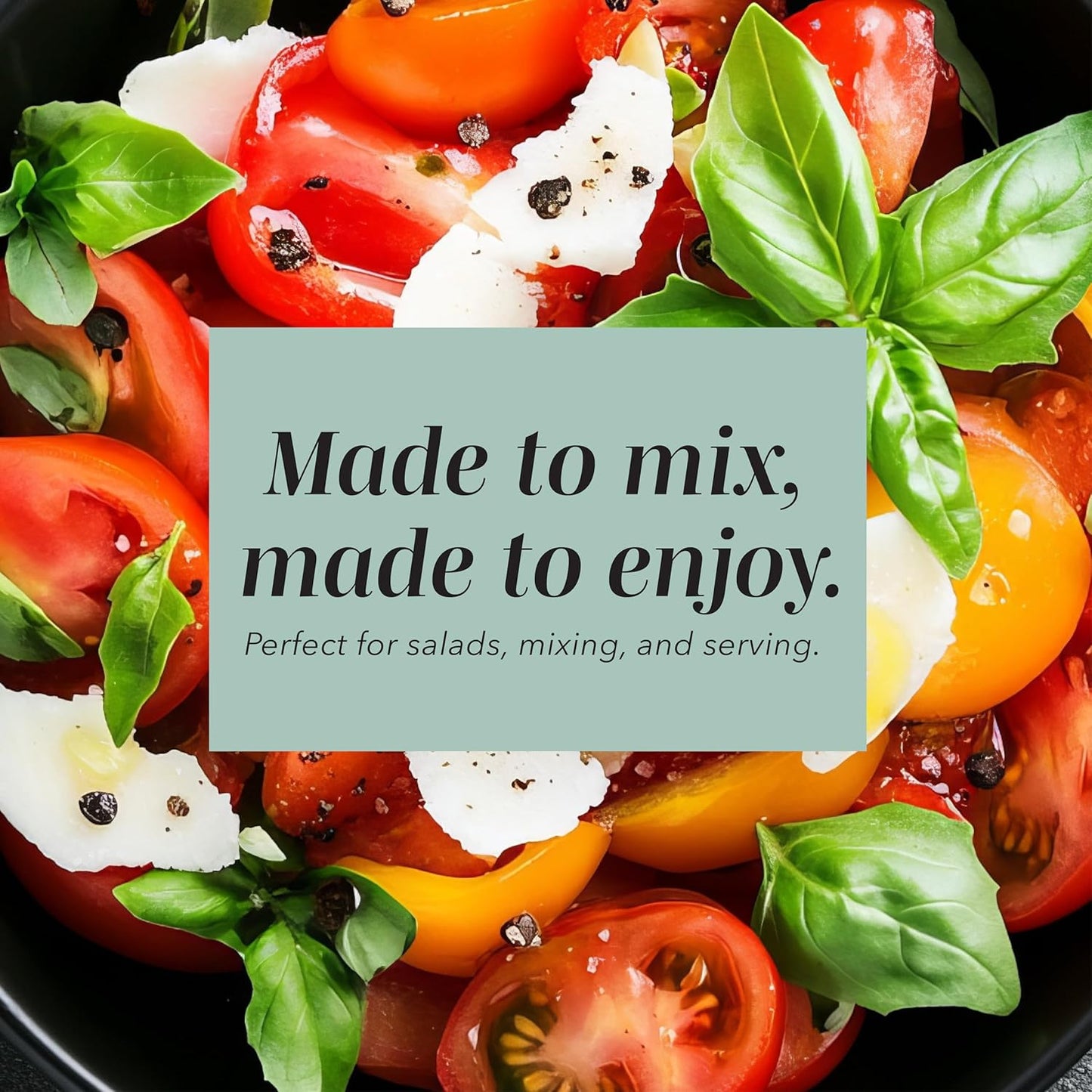 COOK WITH COLOR Mixing Bowls with Lids - 12 Piece Plastic Nesting Bowls Set includes 6 Prep Bowls and 6 Lids, Non Slip Bottom and Embossed Design - Microwave Safe (Mint)