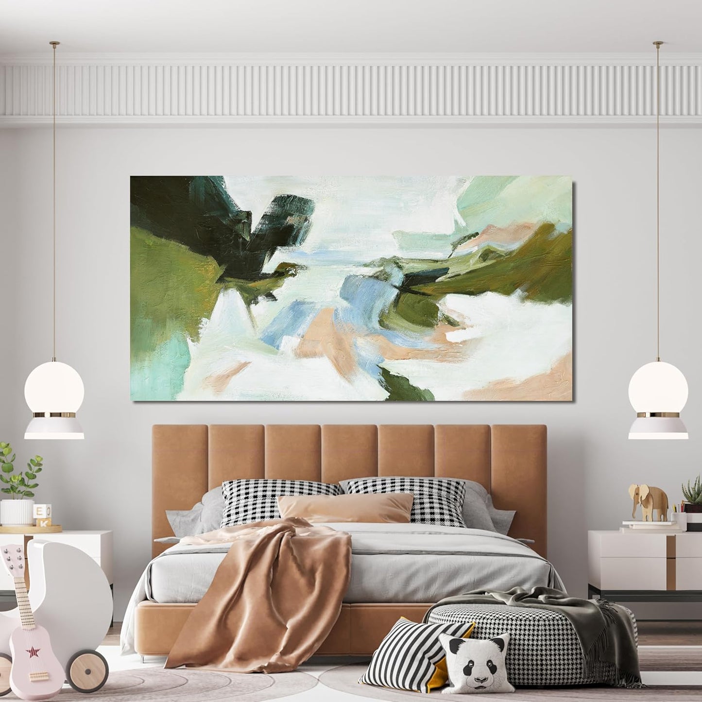 Suconvng Abstract Colorful Wall Art Painting Canvas Art Wall Decor 20x40 Inch For Living Room Decorations Art Office Decor Multicolor Canvas Artwork Pictures For Bedroom Kitchen