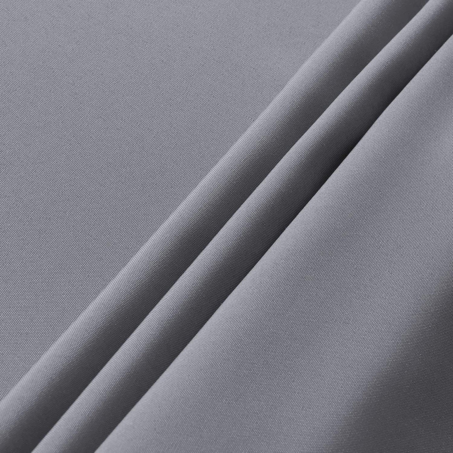 sancua Rectangle Tablecloth - 60 x 102 Inch - Stain and Wrinkle Resistant Washable Polyester Table Cloth, Decorative Fabric Table Cover for Dining Tables, Buffet Parties and Camping, Light Grey