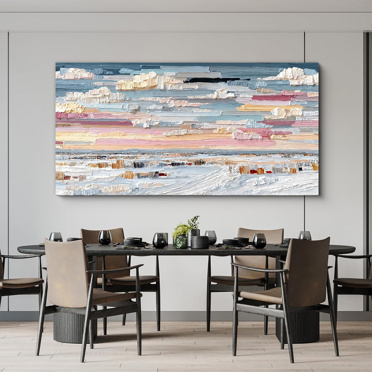 Abstract Canvas Art Wall Decor Large Wall Art For Living Room Canvas Wall Art Decor Oversized Modern Wall Art Prints Colorful Abstract Wall Art Decor Art Work for Walls Bedroom Office Decor 29" X 58"