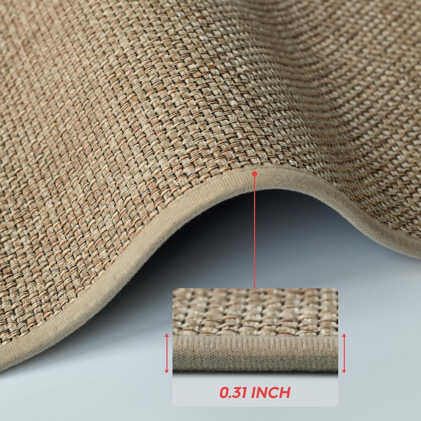 Artoid Mode Washable Non-Slip Rubber Backing Kitchen Rugs Doormat, Absorbent Kitchen Floor Mats in Front of Sink Kitchen Mats for Floor Home Decor 17x47 Inch