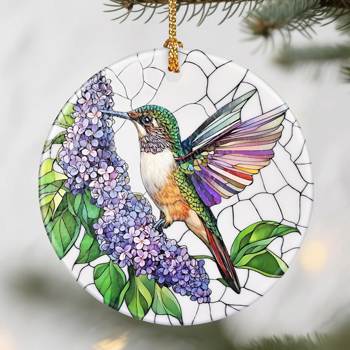 Hummingbird Christmas Ornaments: Christmas Tree Ornaments, Holiday Decor for Hummingbird Lovers, Stocking Stuffers, Gift Ideas, Xmas Gifts & Gifts for Women, Mom, and Grandma