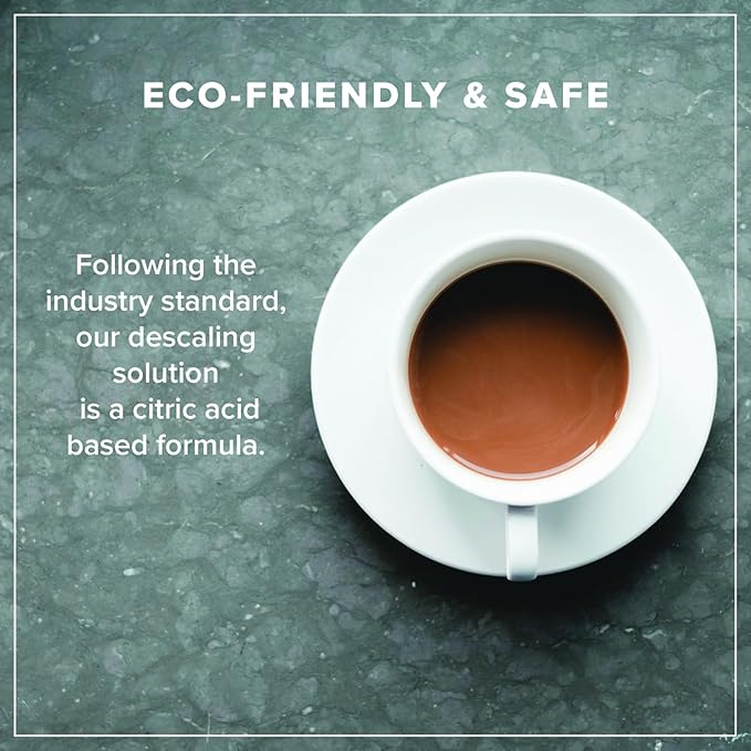 Breville Espresso Machine Compatible Descaler - 1 YEAR SUPPLY - Concentrated Descaler for Breville - 16 oz Coffee Maker Cleaner for Breville, Nespresso, Delonghi, Espresso Machine - 4 Uses
