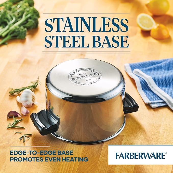 Farberware Classic Series Sauce Pot Steamer Insert, Saucepot (3 Quart), Silver