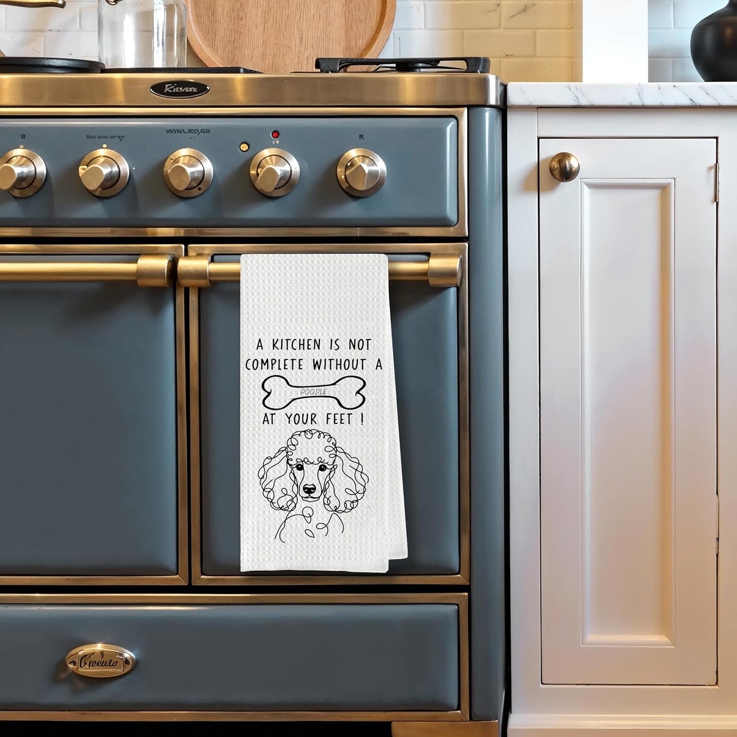 Poodle Kitchen Towels, Ideal for Dog Lovers & Kitchen Decor, Great Gift for Poodle Owners, 16 x 24 Inches