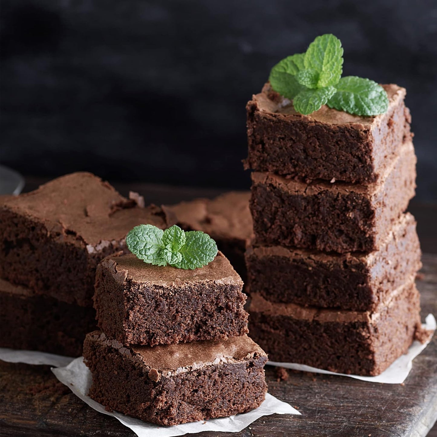 Tiawudi 2 Pack Brownie Pan, Non-stick Bakeware for Bread and Loaf, Heavy Duty Carbon Steel Mini Muffin Pan, 12-Cavity