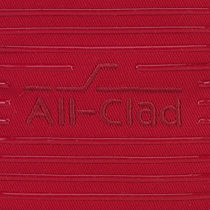 All-Clad Premium Pot Holder & Hot Pad: Heat Resistant to 500 Degrees - 100% Cotton, 10"x6.25" Hot Pad for Kitchen and Barbeque, 4-Pack, Chili
