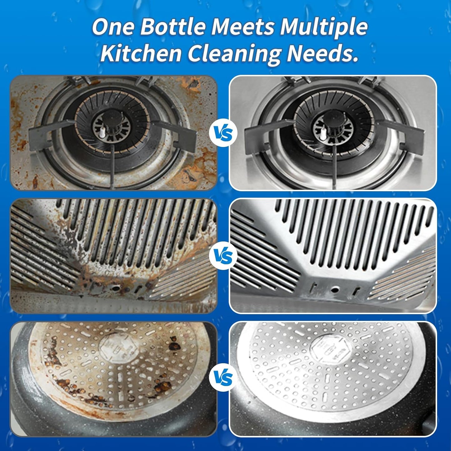 Spray Splash Cleaner, 2025 New Multi Purpose Cleaning Spray, Upgraded Foam Sprays for Ovens, Convenient Handheld Cleaner for Home Family (2PCS)