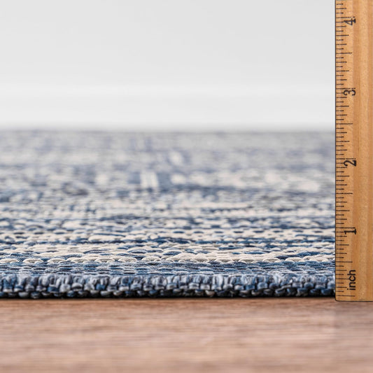 Keen Home Design Terrace Outdoor Area Rug - 6x9 Washable Indoor/Outdoor Rug for Patio, Kitchen, Balcony, Beach, Garden, Deck and Porch, Size: 6'x8'10"