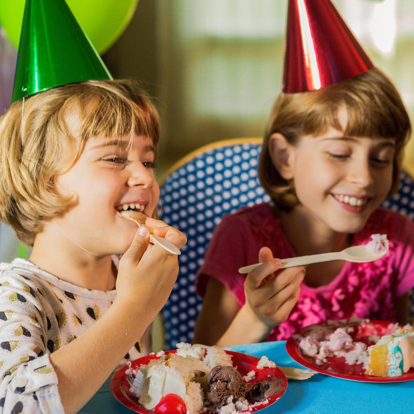 Disposable Wooden Cutlery Set - 100% Home Compostable - 100 Spoons 6.5", Bamboo Utensils Alternative, Eco-Friendly, Organic, Sustainable and Carbon Neutral Certified