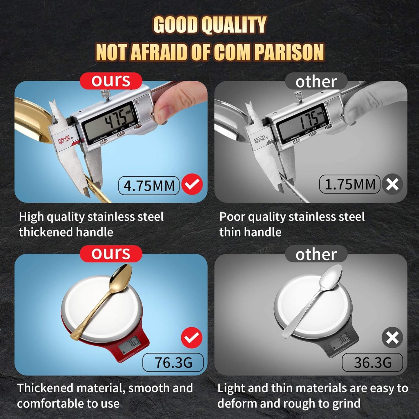 Lemeya Hammered Gold Silverware Set,20 Piece Modern Flatware Set Service for 4,Mirror Polished Stainless Steel Cutlery Set Utensil Set Tableware Set,Kitchen Knives Forks Spoons Set,Dishwasher Safe