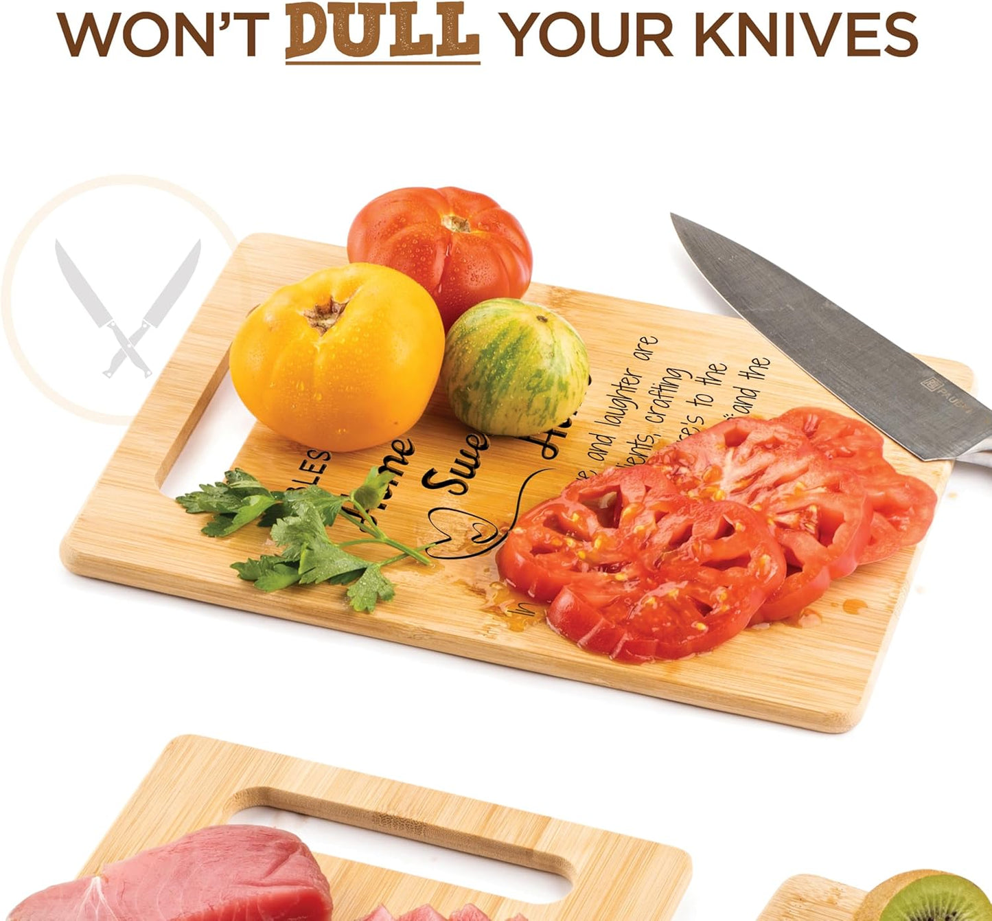 House Warming Gifts New Home - Cutting Board Gift Idea for Women & Men, New Apartment Essentials, New House Gift, Welcome Home Gift, Personalized Housewarming Gifts, First Home Gifts, Thank You Gifts