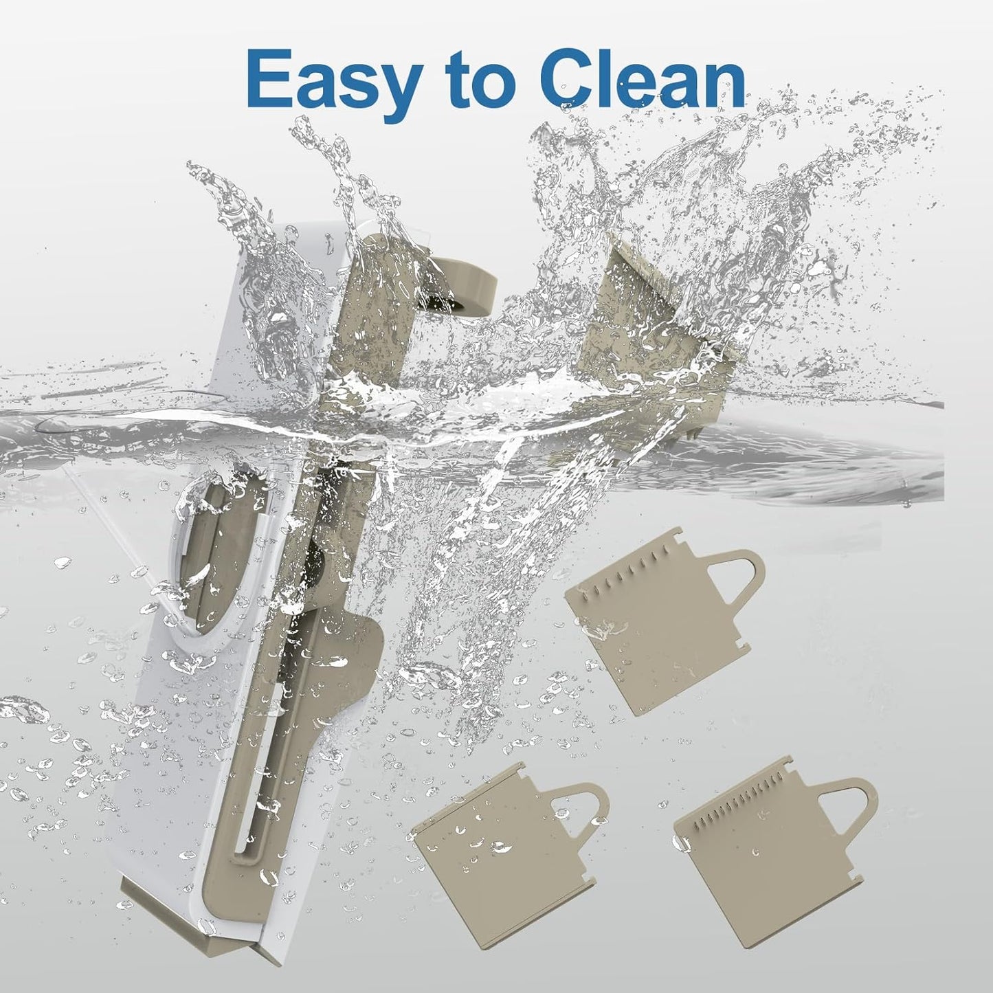 Mandoline Slicer for Kitchen, Mandoline Slicer Safe Multifunctional Dicer Adjustable Commercial Slicer Machine Stainless Steel Chopper