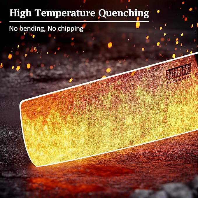 HOSHANHO 7 Inch Nakiri Knife, Japanese High Carbon Powder Steel Vegetable Cleaver Knife for Chopping, Razor Sharp Multipurpose Asian Chef Knife with Ergonomic Handle