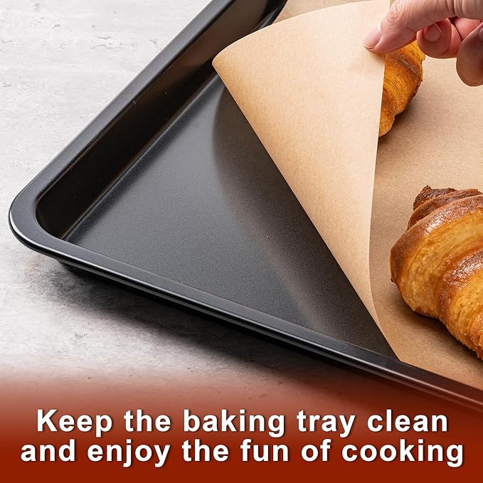 200Pcs Parchment Paper,12x16 Inches Non-Stick Precut Parchment Paper Sheets,Unbleached,Parchment For Baking Sheets,Fryer, Cooking,Oven,Perfect for Bread, Cakes, Barbecue