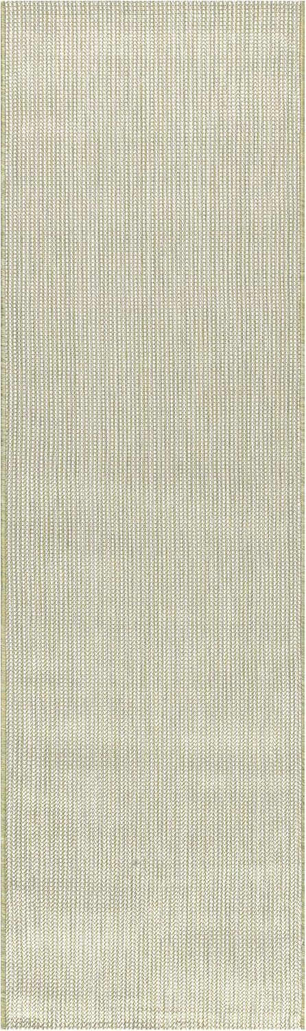 Keen Home Design Terrace Outdoor Runner Rug - 2x10 Washable Indoor/Outdoor Rug for Patio, Kitchen, Balcony, Beach, Garden, Deck and Porch, Size: 2'2"x9'11"