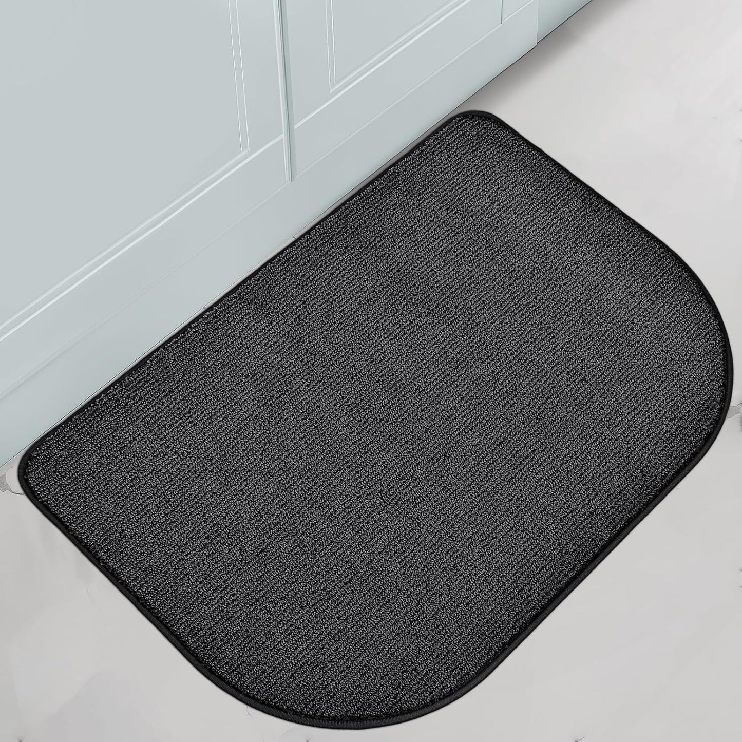 Washable Kitchen Rug 24" x 35.5" / 60cm x 90cm, Non Slip Kitchen Mat for Floor, Absorbent Indoor Throw Rug for Laundry, Bathroom, Bedroom, Door