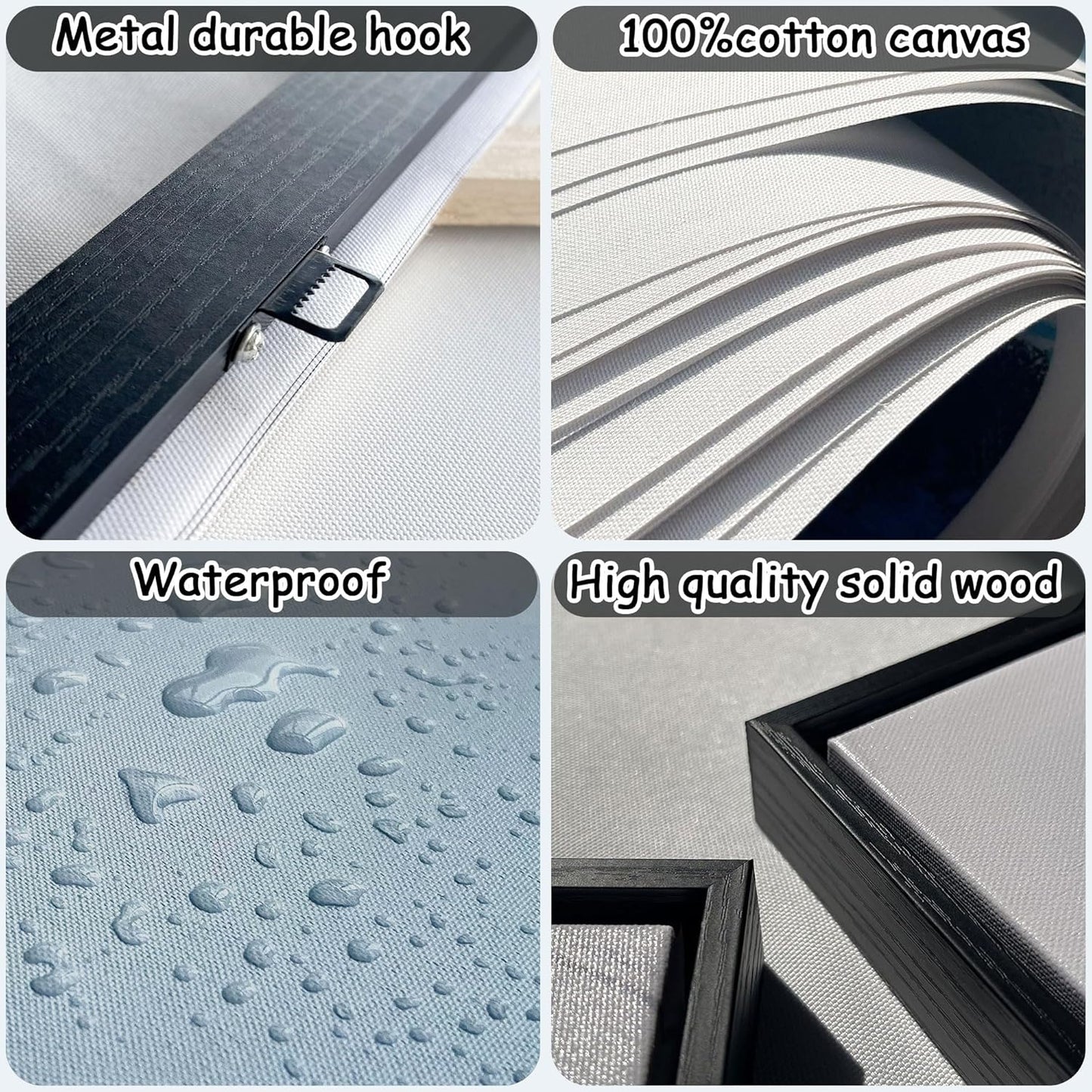 Highland Cow Wall Art - Farmhouse Cow Pictures Wall Decor - Rustic Canvas Country Wall Decor - Large Pictures for Living Room -Framed Artwork for Walls 24×48IN