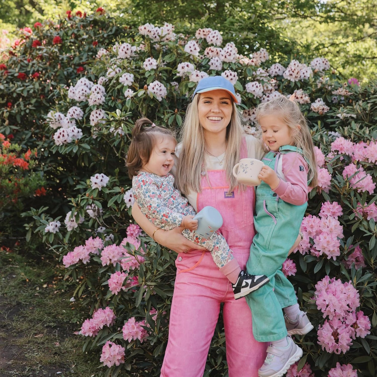 mushie Silicone Snack Cup | Spill Proof Food Container for Toddler and Baby (Lilac Flowers)