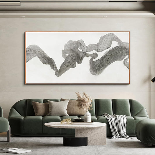 Abstract Wall Art Decor Large Wall Art for Living Room Abstrcat Canvas Art Wall Decor Modern Framed Wall Art Prints Abstrcat Art Artwork for Walls Decorations Bedroom Office Decor 29" X 58"