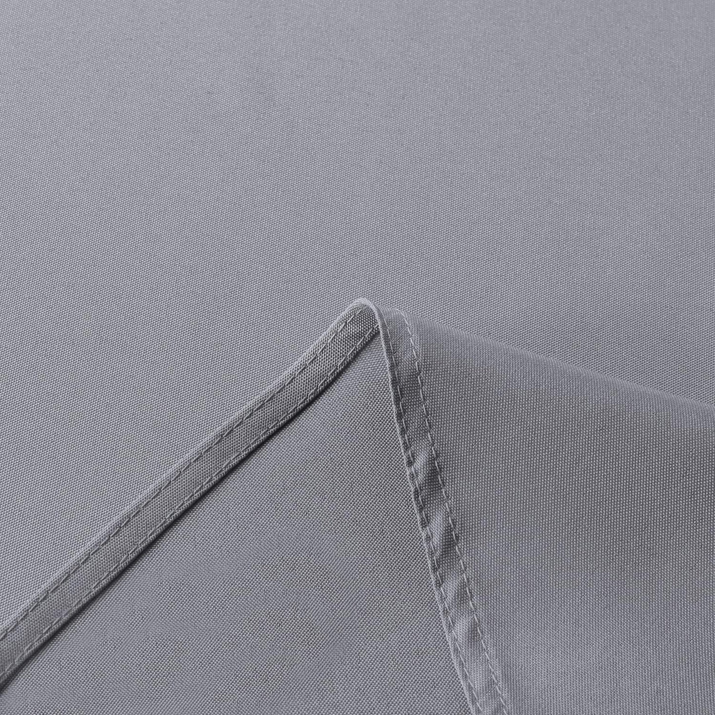 sancua Rectangle Tablecloth - 70 x 90 Inch - Stain and Wrinkle Resistant Washable Polyester Table Cloth, Decorative Fabric Table Cover for Dining Tables, Buffet Parties and Camping, Light Grey