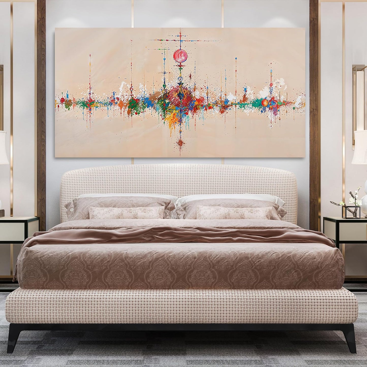 Canvas Wall Art Decor Oversized Wall Art Pictures for Living Room Artwork for Walls Large Abstract Colorful Wall Art Prints Abstract Canvas Art Wall Decor Bedroom Home Aesthetic Decor 29" X 58"