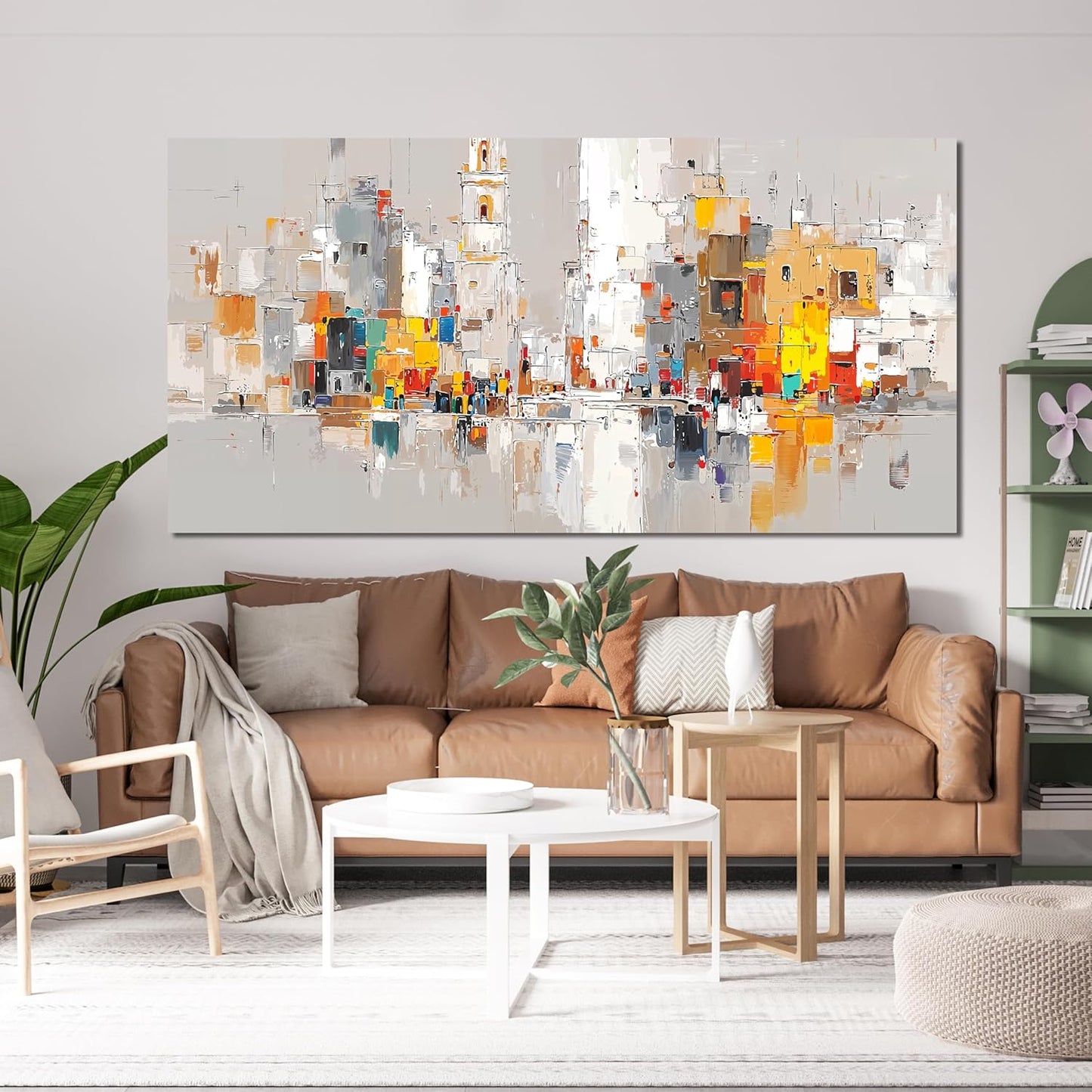 Abstract Canvas Wall Art Decor Modern Wall Art for Living Room Large Colorful Wall Art Prints Artwork for Walls Abstract Art Pictures Abstract Canvas Art Wall Decor Bedroom Office Decorations 24"X48"