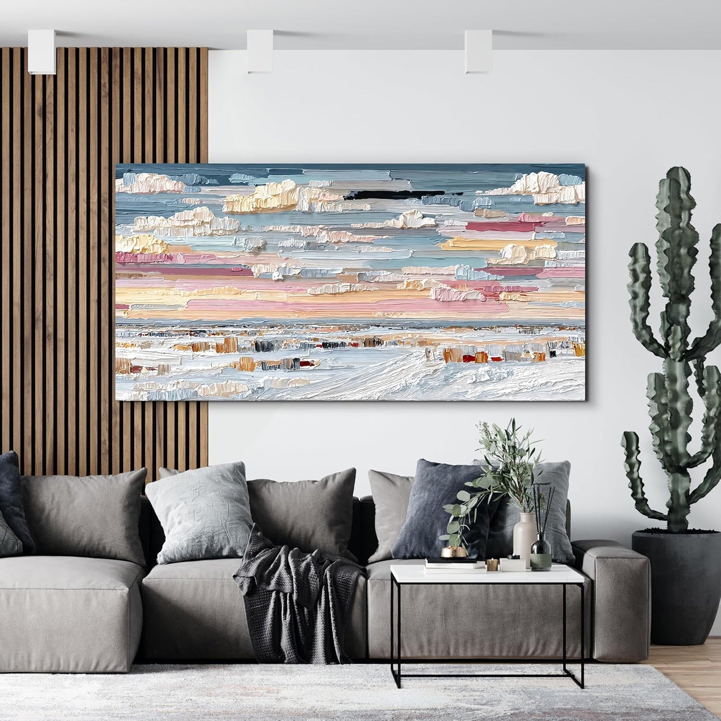 Abstract Canvas Art Wall Decor Large Wall Art For Living Room Canvas Wall Art Decor Oversized Modern Wall Art Prints Colorful Abstract Wall Art Decor Art Work for Walls Bedroom Office Decor 29" X 58"