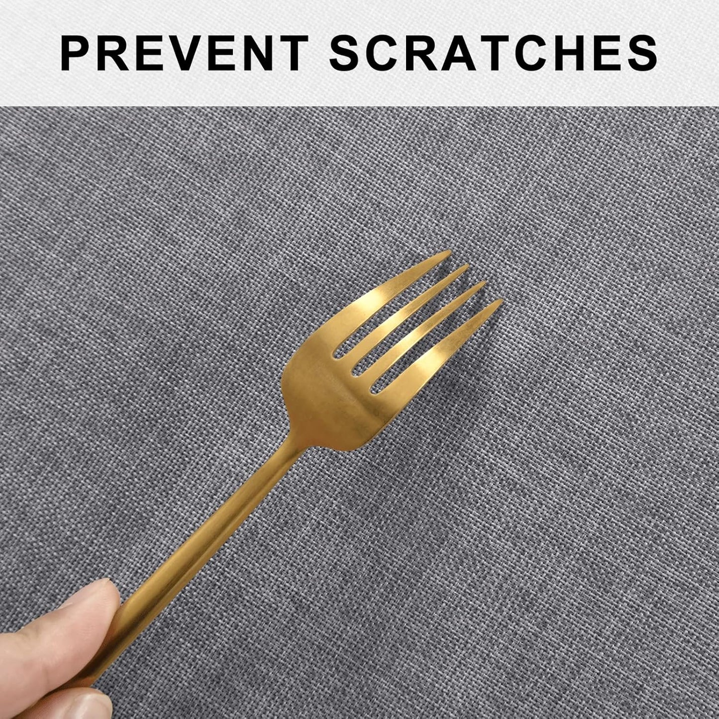 Hiasan Table Cloth Round Linen Tablecloth 120 Inch - Wrinkle and Stain Resistant Washable Polyester Fabric Table Cloth for Dining Room Kitchen Party, Grey