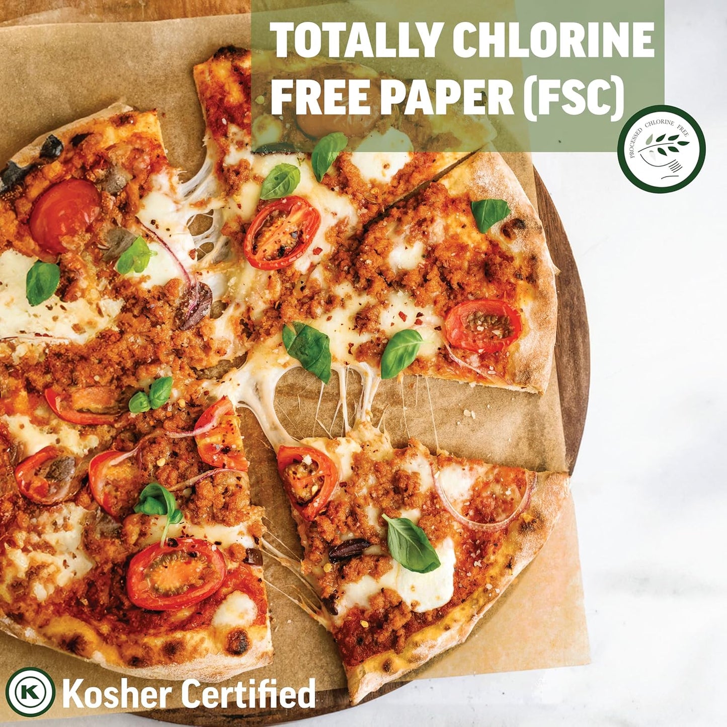 Zenlogy 10x10 Parchment Paper Squares (200 Sheets), Unbleached, High Heat, Non-stick, Pre-cut Baking Paper - Fits 10x10 Square Pans, Toaster Oven Trays, Air Fryer, Dehydrator - Baking and Roasting